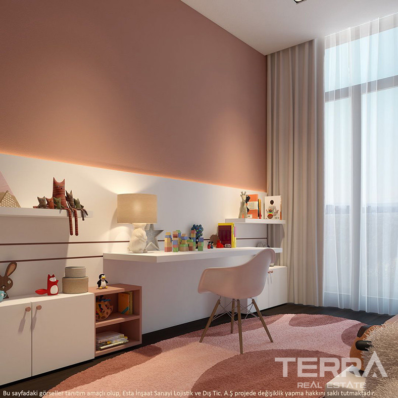 First Class Apartments in a Luxe Complex in Üsküdar, İstanbul - 89395