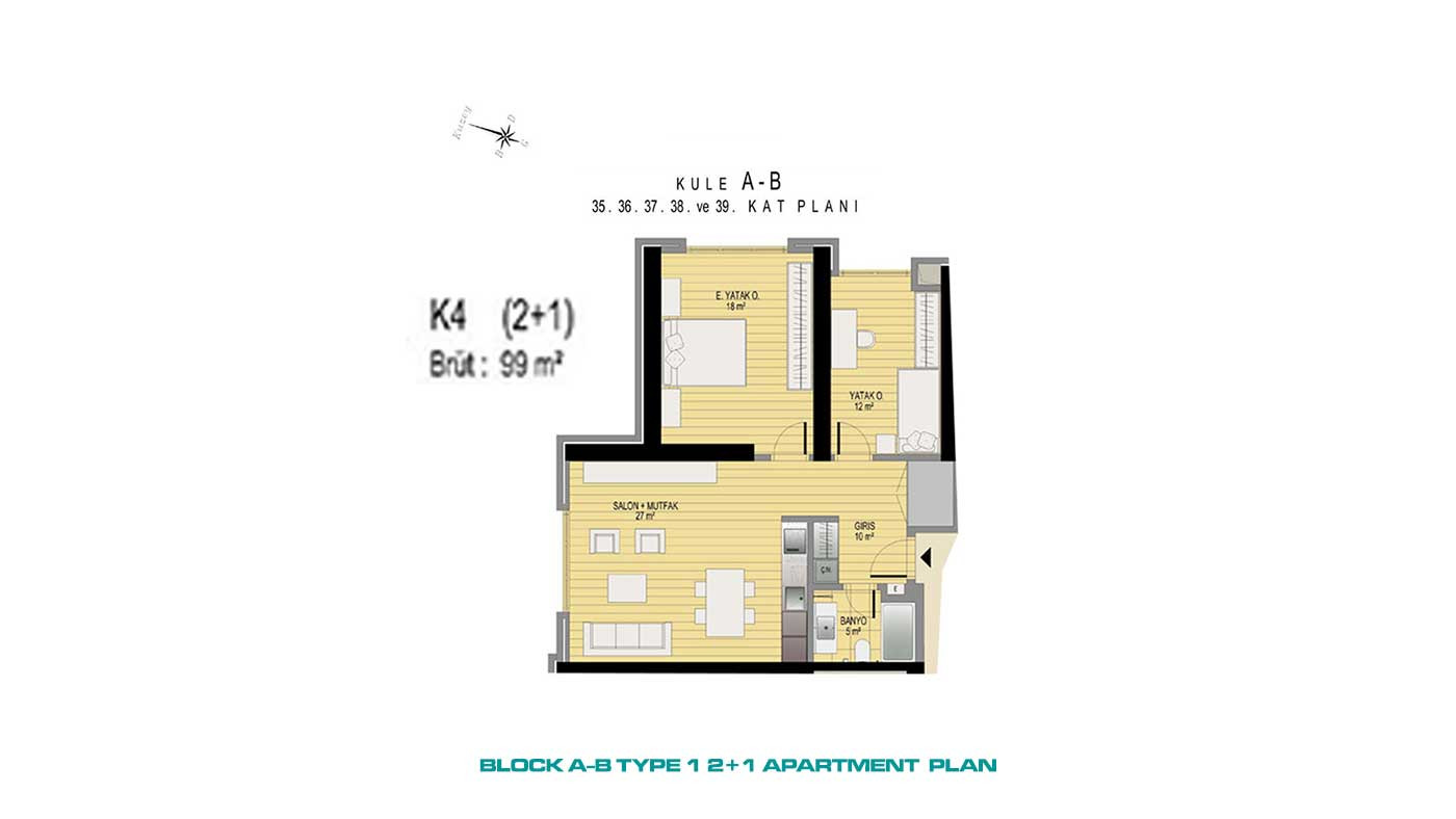 Lägenheter till salu i Şişli, İstanbul — Anthill Residence - 89405