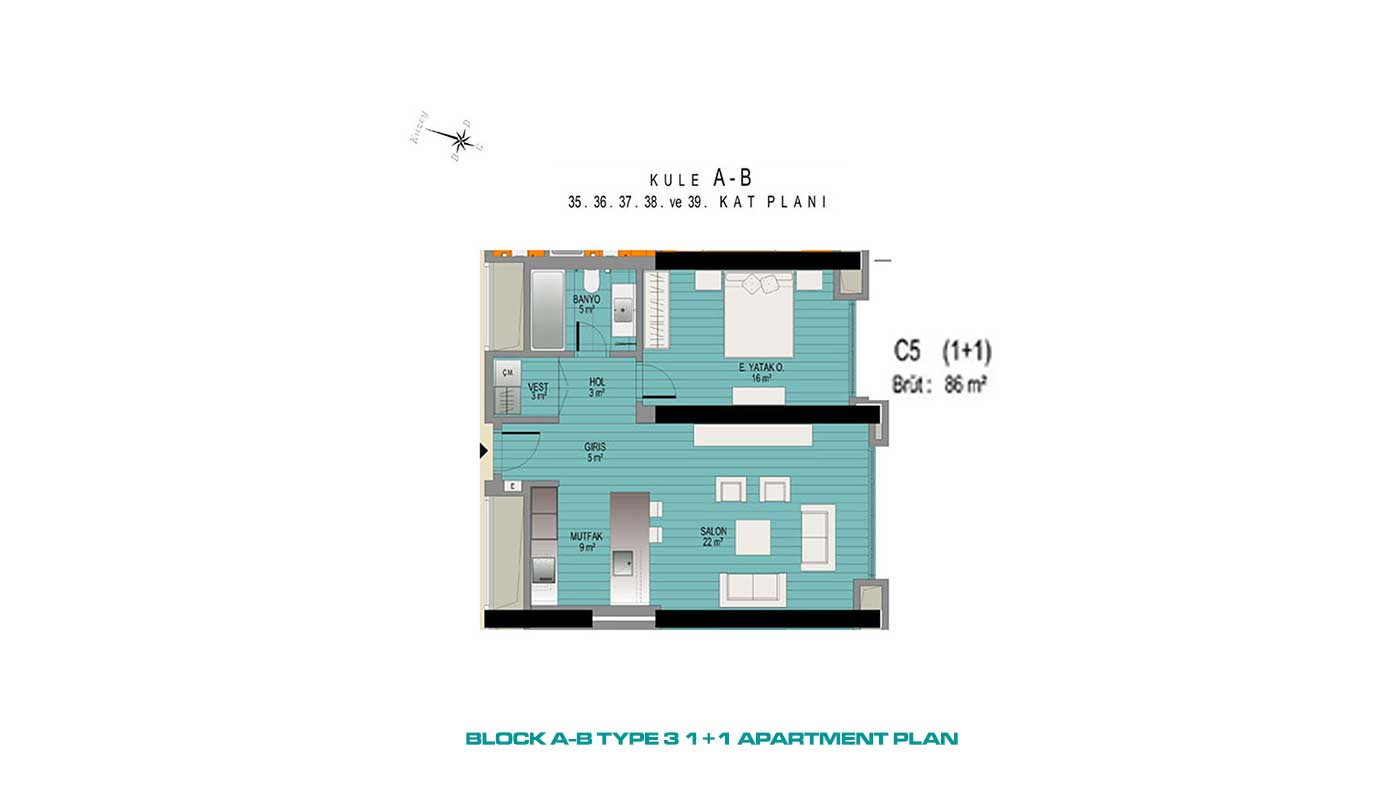 Lägenheter till salu i Şişli, İstanbul — Anthill Residence - 89407