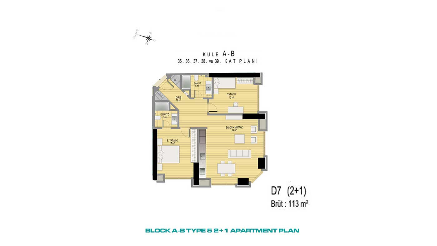 Lägenheter till salu i Şişli, İstanbul — Anthill Residence - 89410