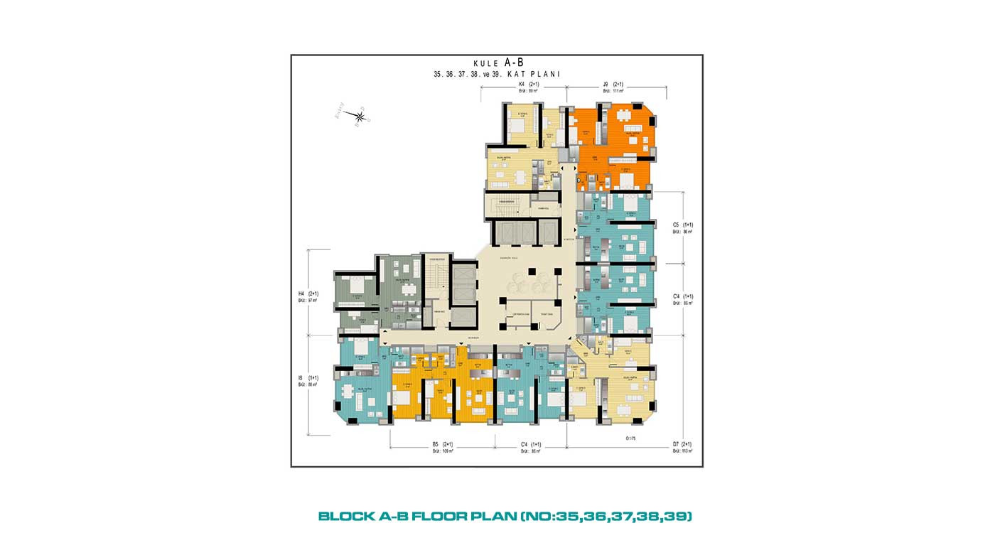Lägenheter till salu i Şişli, İstanbul — Anthill Residence - 89411