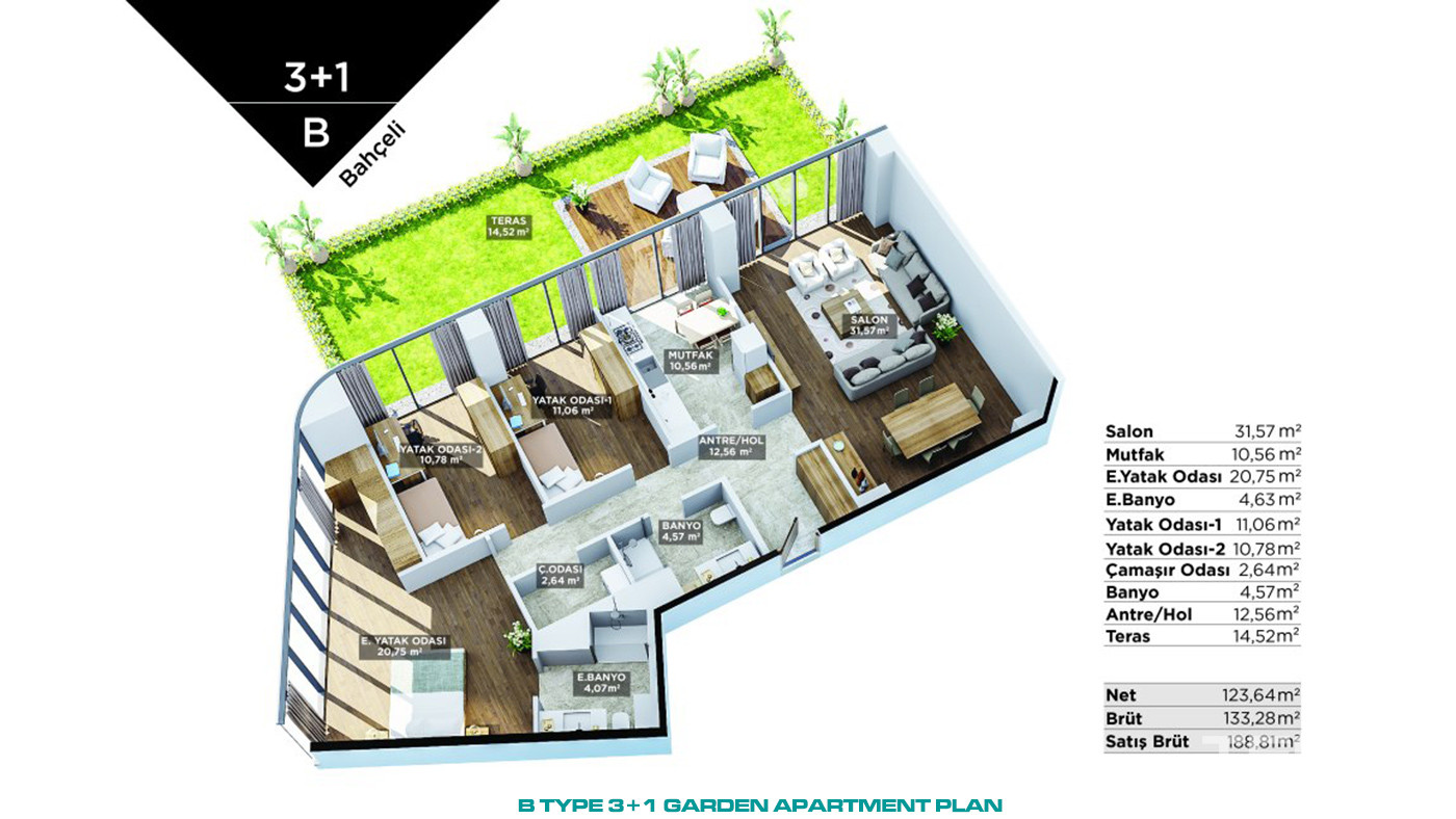 Apartments to Invest In Near Finance City in Ümraniye, İstanbul - 89471