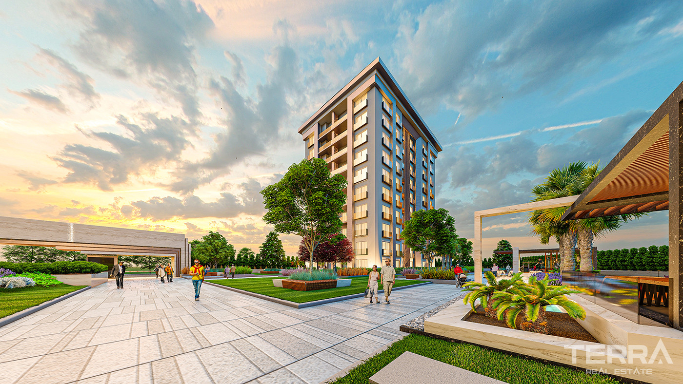 Chic İstanbul Apartments Close to Transportation and Marina - 89888