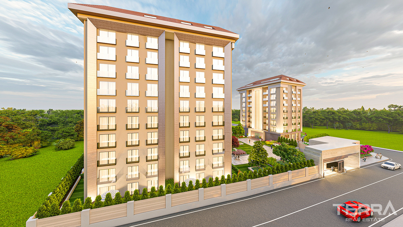 Chic İstanbul Apartments Close to Transportation and Marina - 89889