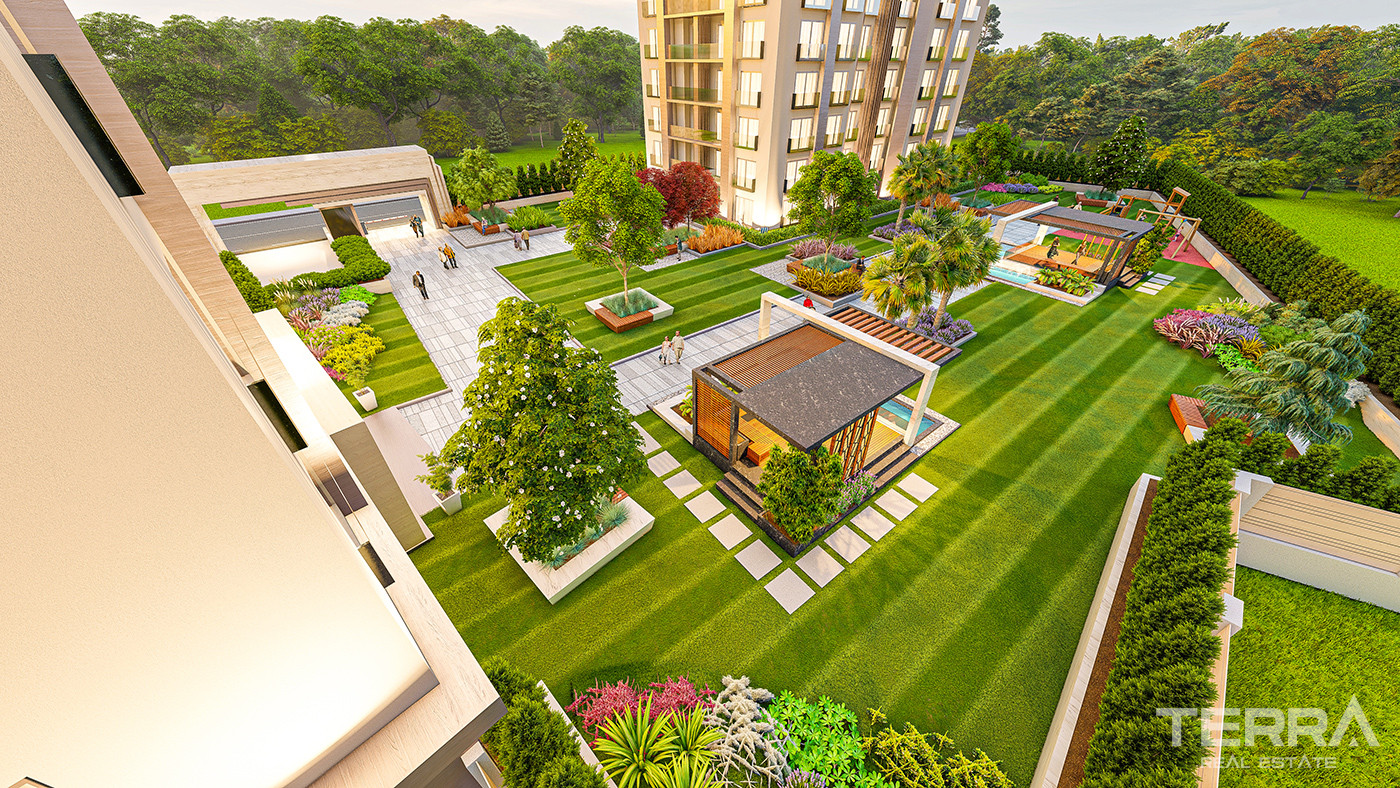 Chic İstanbul Apartments Close to Transportation and Marina - 89892