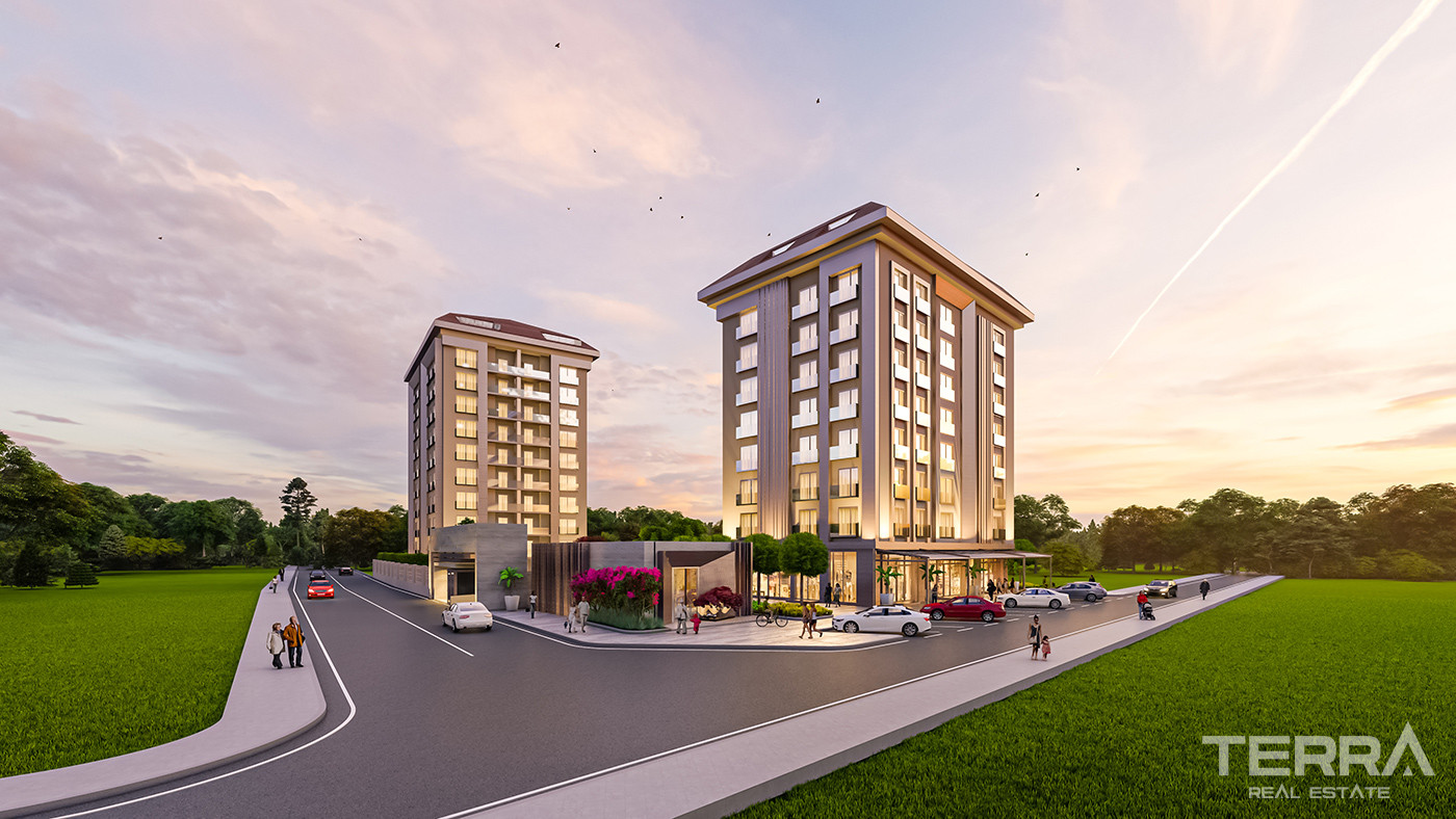 Chic İstanbul Apartments Close to Transportation and Marina - 89897