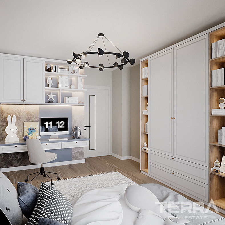 Chic İstanbul Apartments Close to Transportation and Marina - 89904
