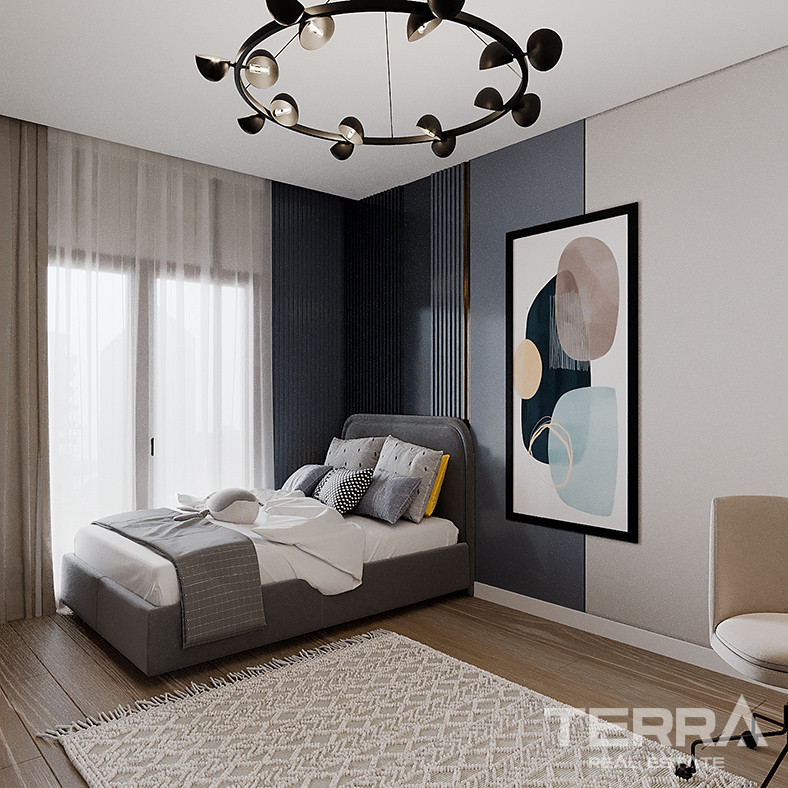Chic İstanbul Apartments Close to Transportation and Marina - 89907