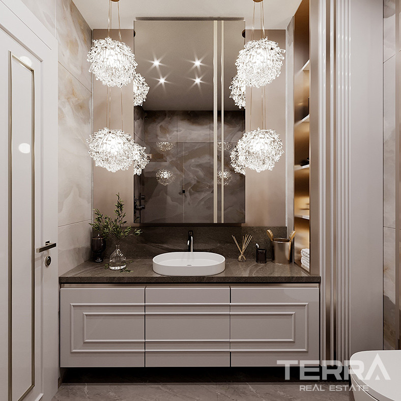 Chic İstanbul Apartments Close to Transportation and Marina - 89914