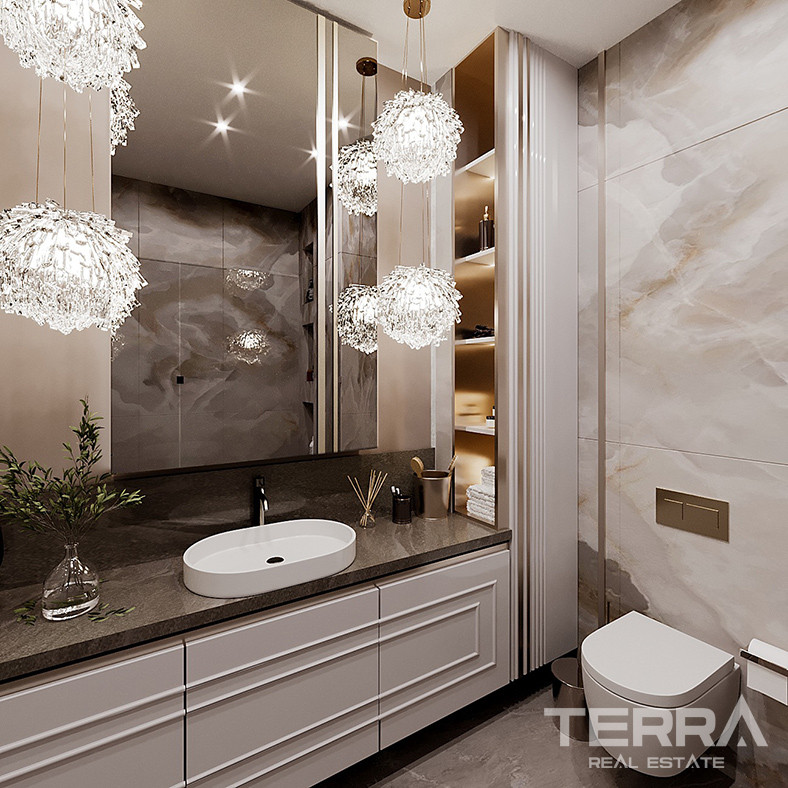 Chic İstanbul Apartments Close to Transportation and Marina - 89915