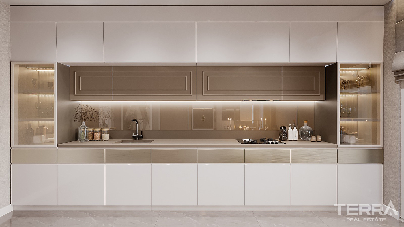 Chic İstanbul Apartments Close to Transportation and Marina - 89919