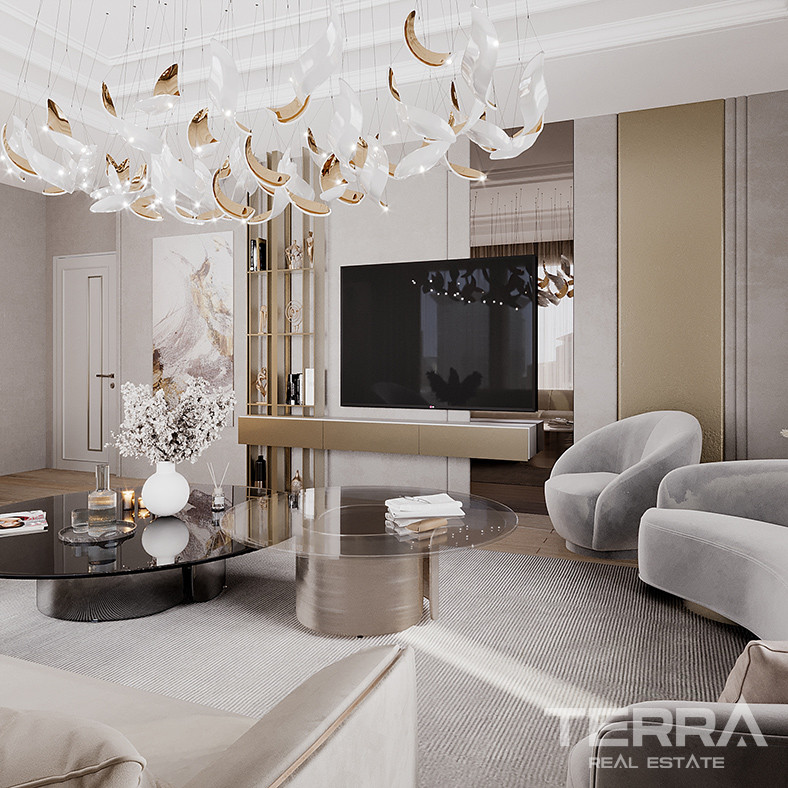 Chic İstanbul Apartments Close to Transportation and Marina - 89922