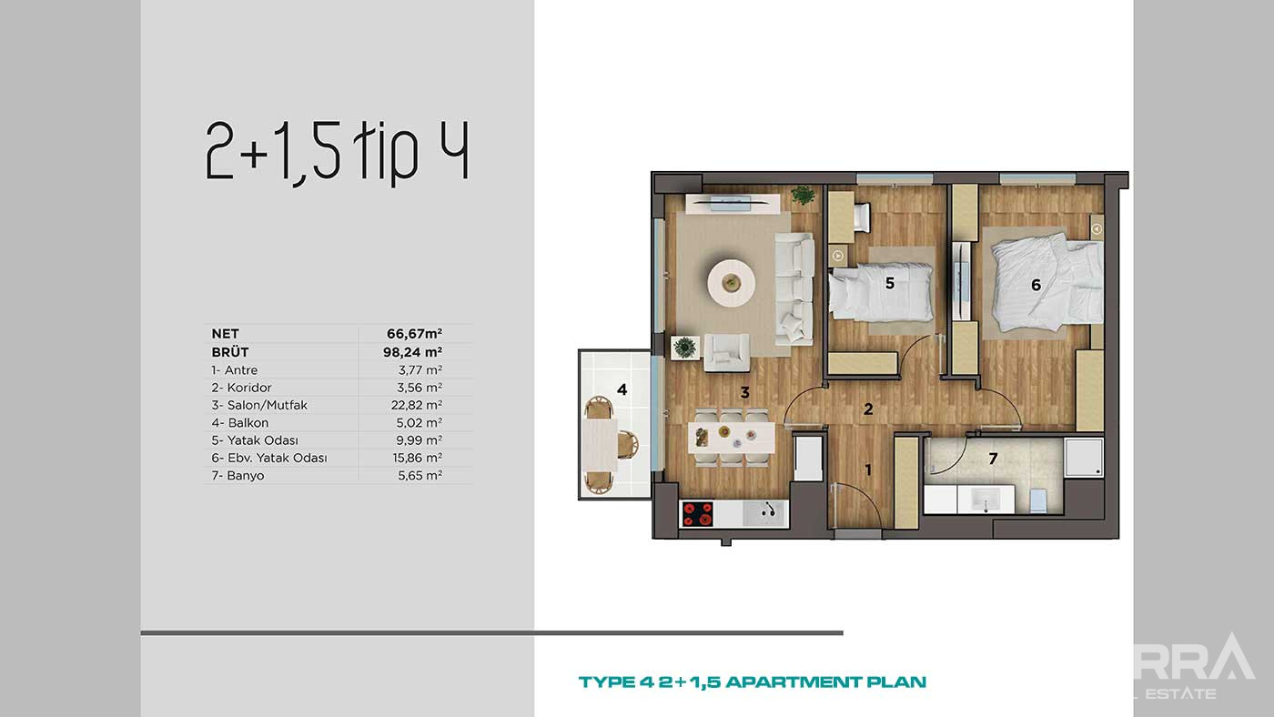 Sea View Apartments for Sale in DKY Kartal, İstanbul - 90173