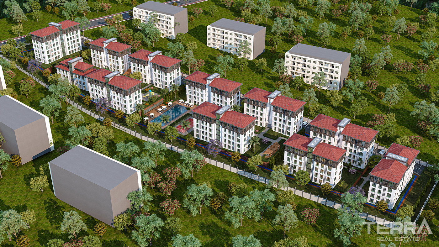 Comfortable Family Apartments with Nature Views in Başakşehir - 90185