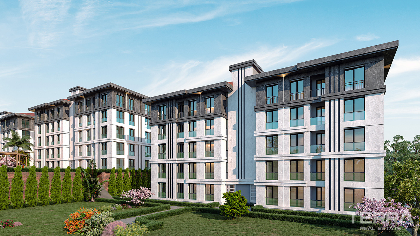 Comfortable Family Apartments with Nature Views in Başakşehir - 90187