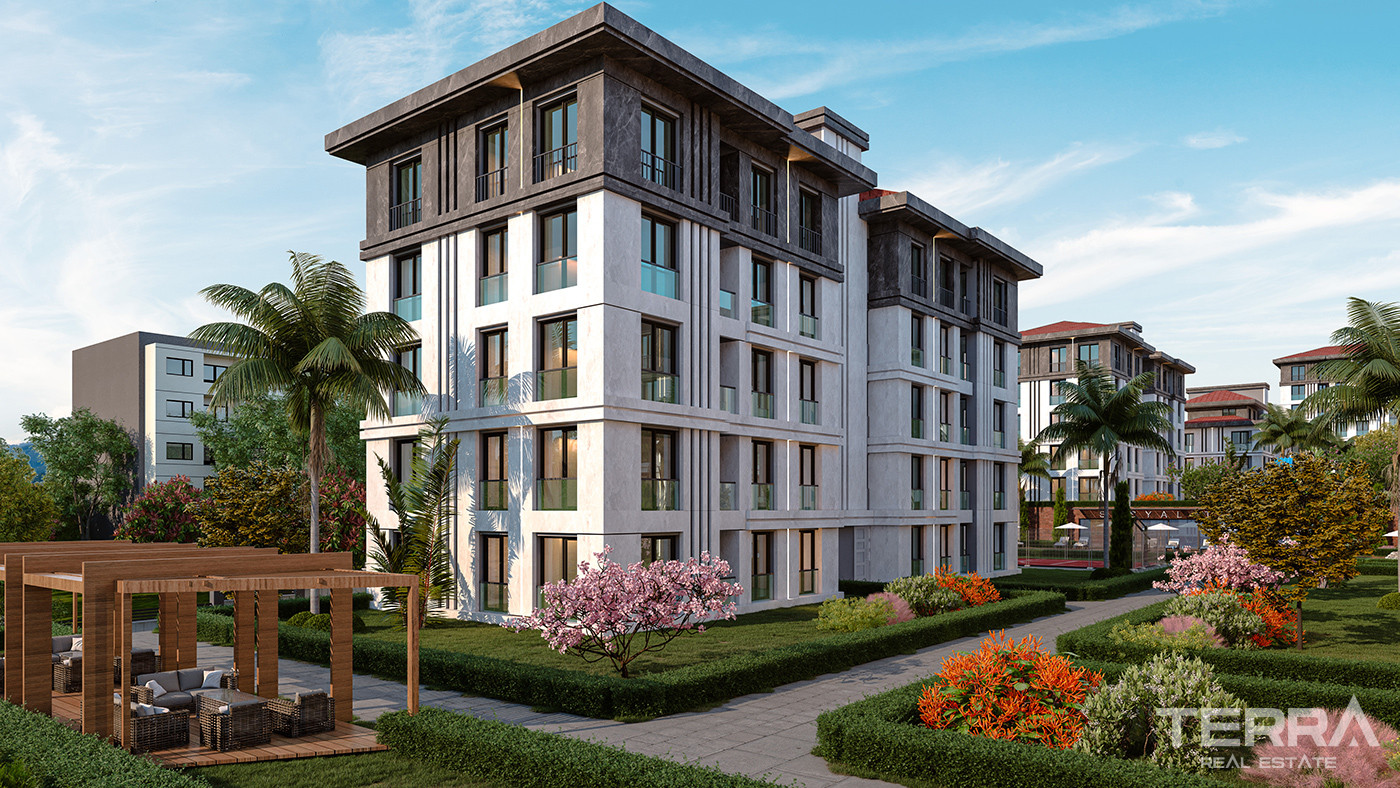 Comfortable Family Apartments with Nature Views in Başakşehir - 90191
