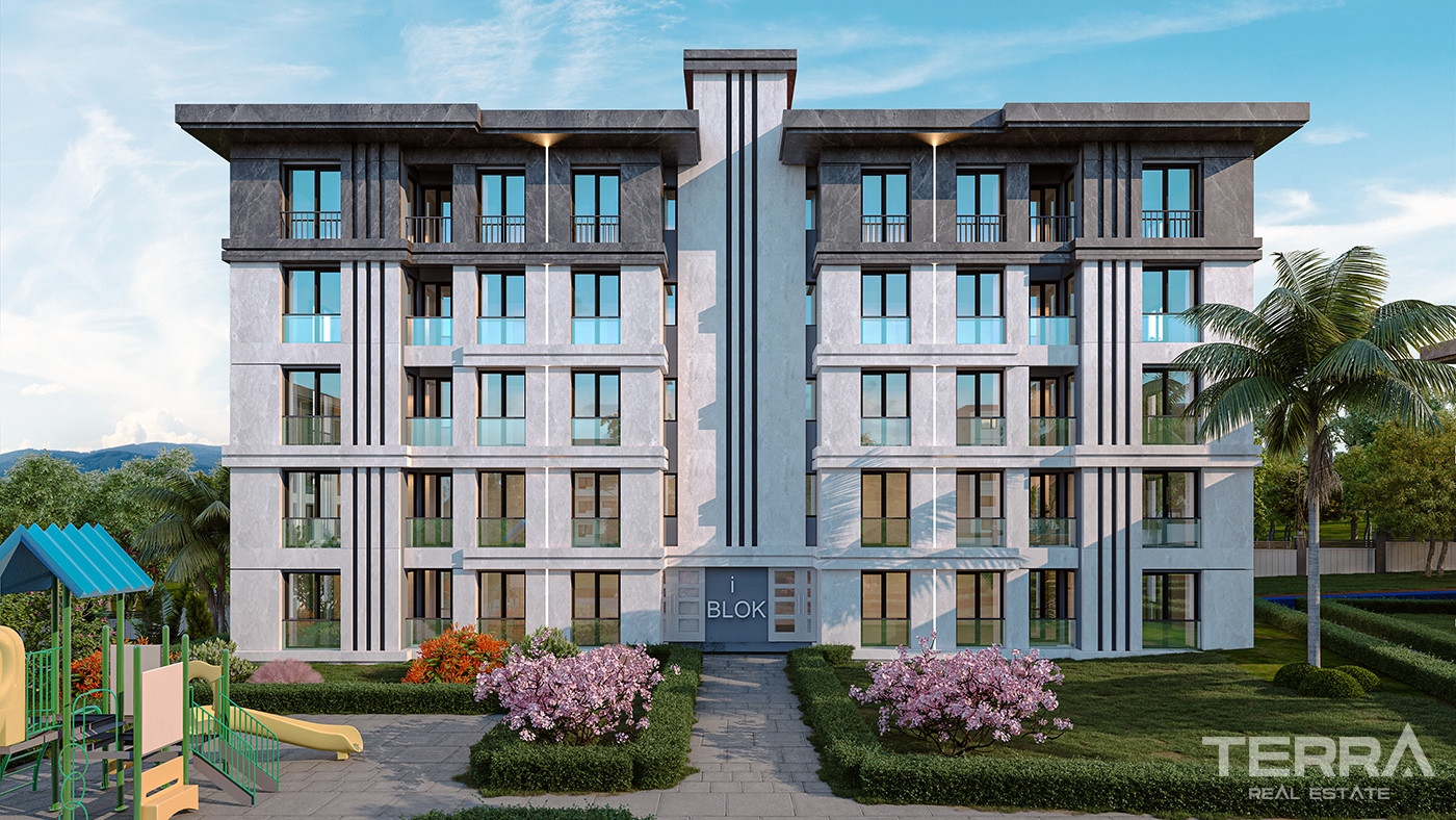 Comfortable Family Apartments with Nature Views in Başakşehir - 90194