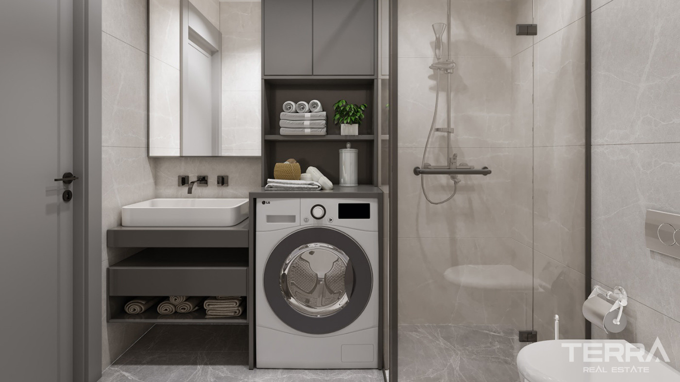 Comfortable Family Apartments with Nature Views in Başakşehir - 90198