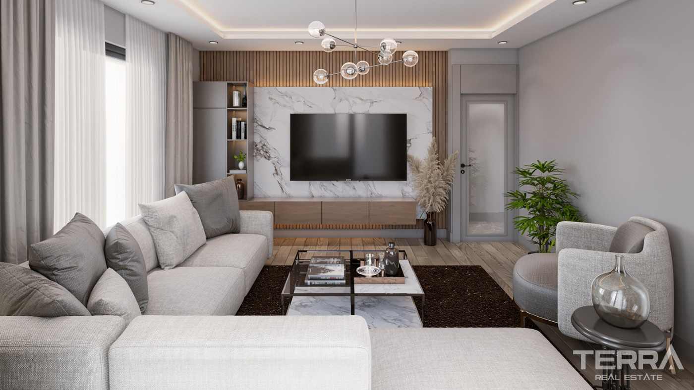Comfortable Family Apartments with Nature Views in Başakşehir - 90199