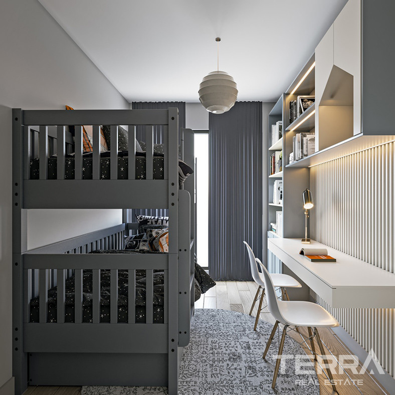 Comfortable Family Apartments with Nature Views in Başakşehir - 90204