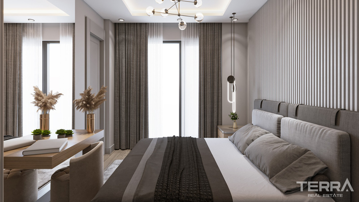 Comfortable Family Apartments with Nature Views in Başakşehir - 90207