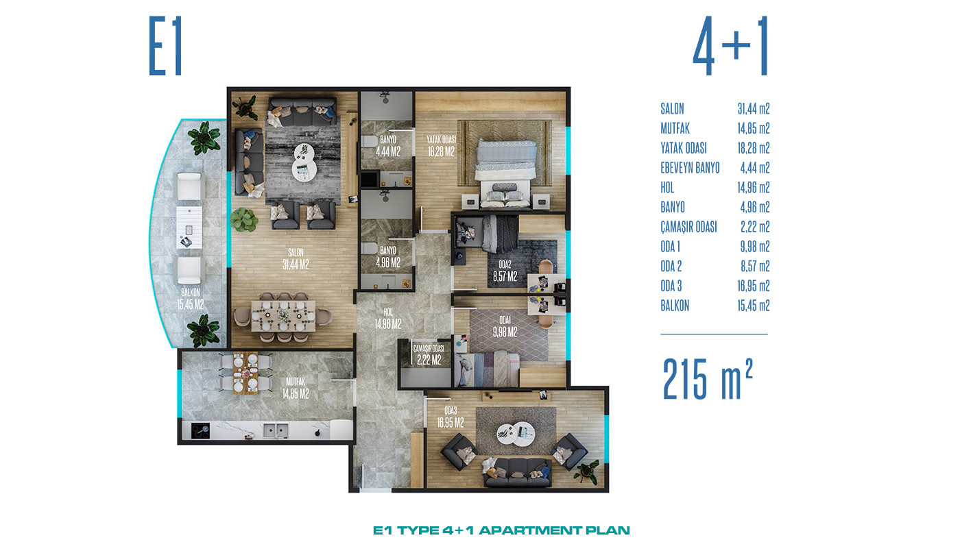 Leiligheter med panoramautsikt til salgs i Pendik, Istanbul - 90226