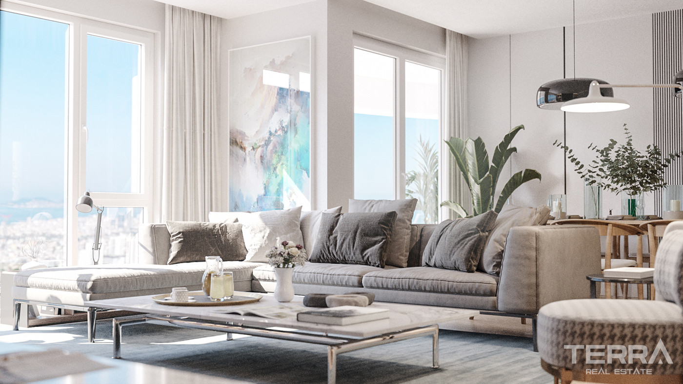 Leiligheter med panoramautsikt til salgs i Pendik, Istanbul - 90229