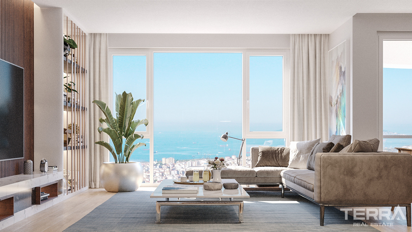 Leiligheter med panoramautsikt til salgs i Pendik, Istanbul - 90230