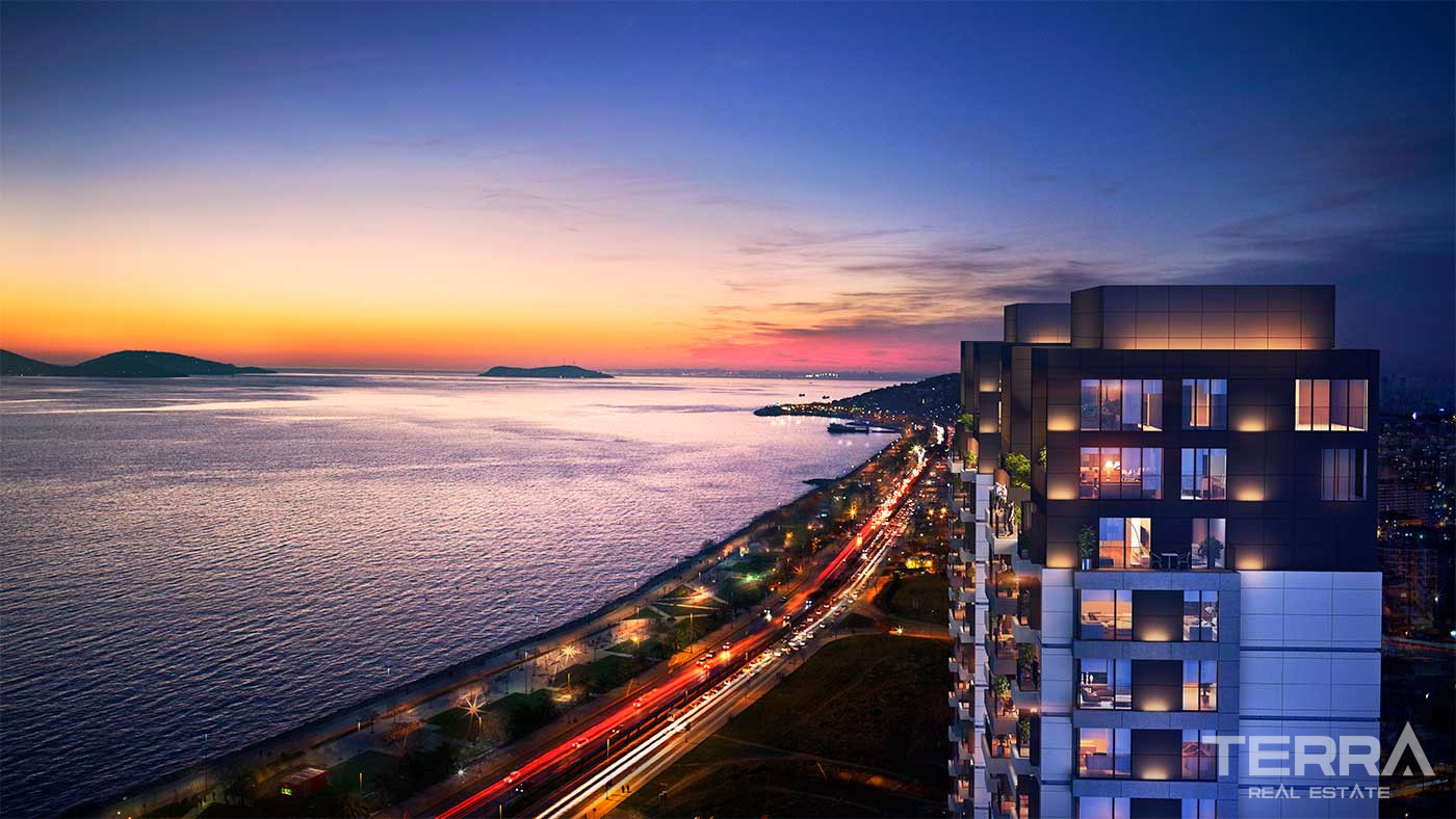 Квартиры с видом на море в DKY Sahil, Картал, Стамбул - 90308
