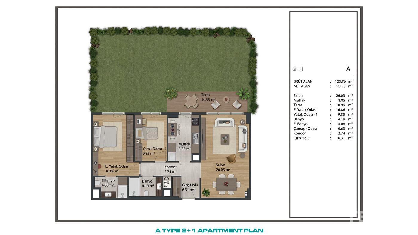 Apartments for Sale in Istanbul, Sancaktepe - Aston Life Cadde - 90359