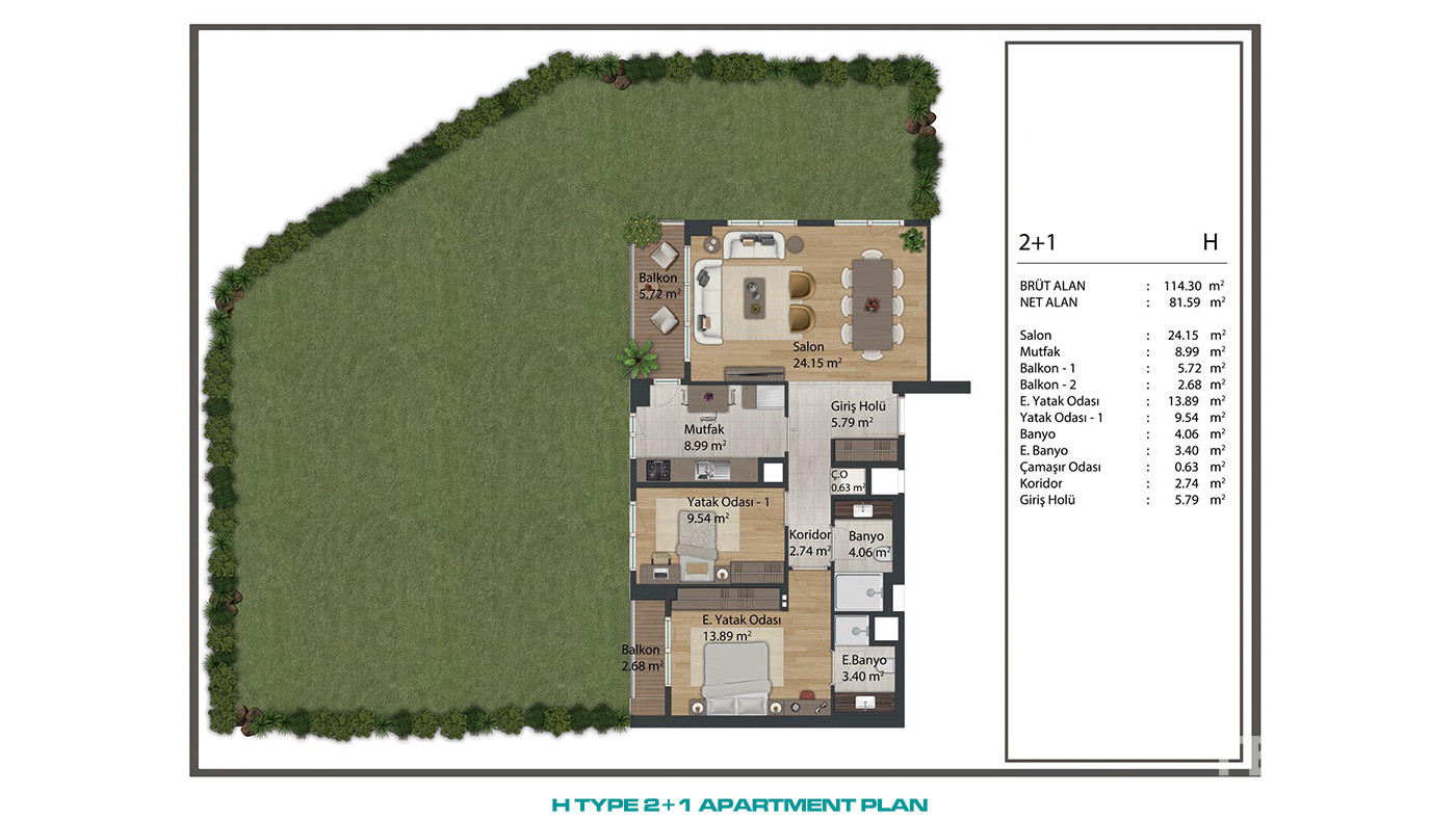 Apartments for Sale in Istanbul, Sancaktepe - Aston Life Cadde - 90362