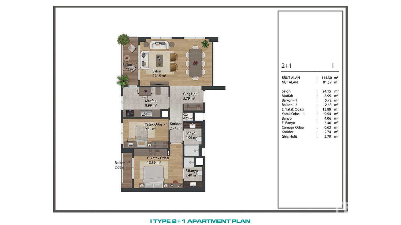 Apartments for Sale in Istanbul, Sancaktepe - Aston Life Cadde - 90363