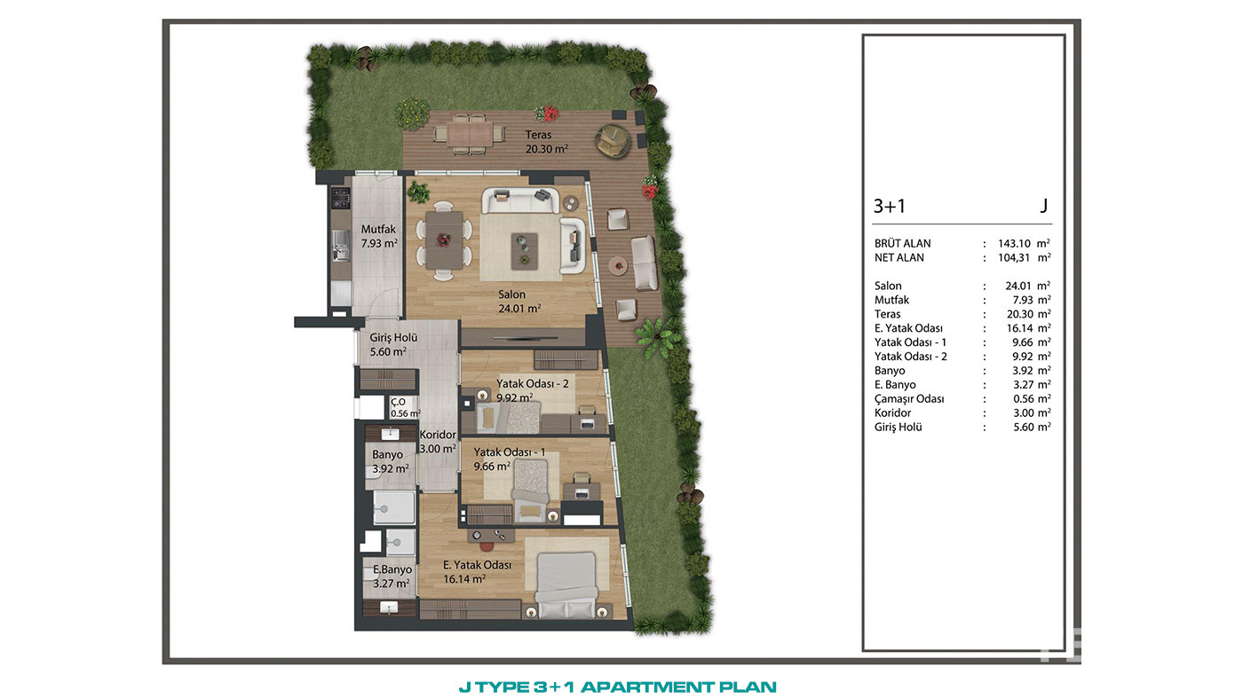 Apartments for Sale in Istanbul, Sancaktepe - Aston Life Cadde - 90372