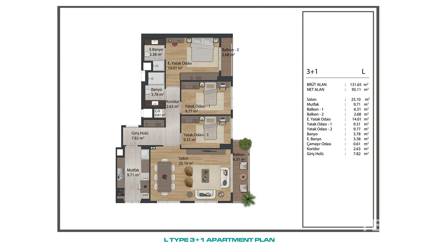 Apartments for Sale in Istanbul, Sancaktepe - Aston Life Cadde - 90373