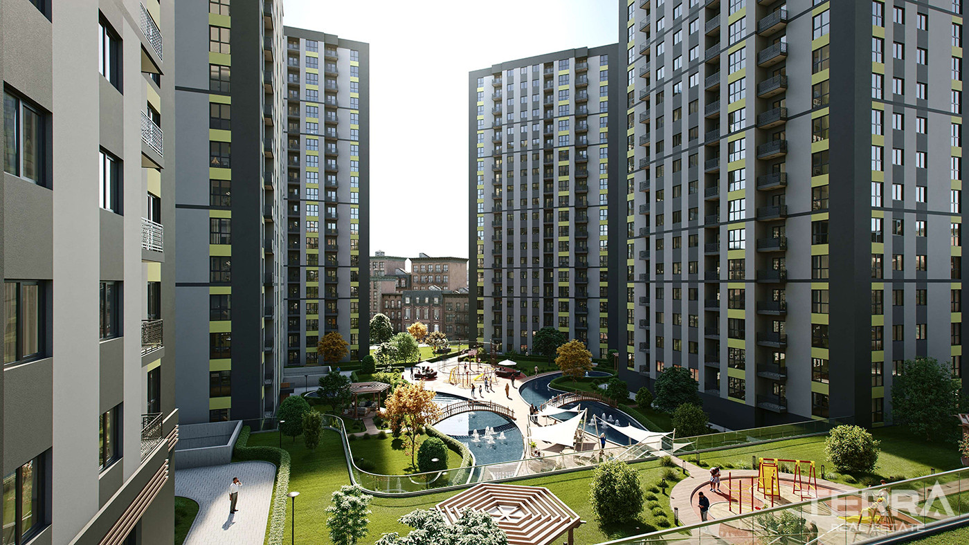 Apartments for Sale in Istanbul, Bağcılar - Selvi Park Evleri - 90523