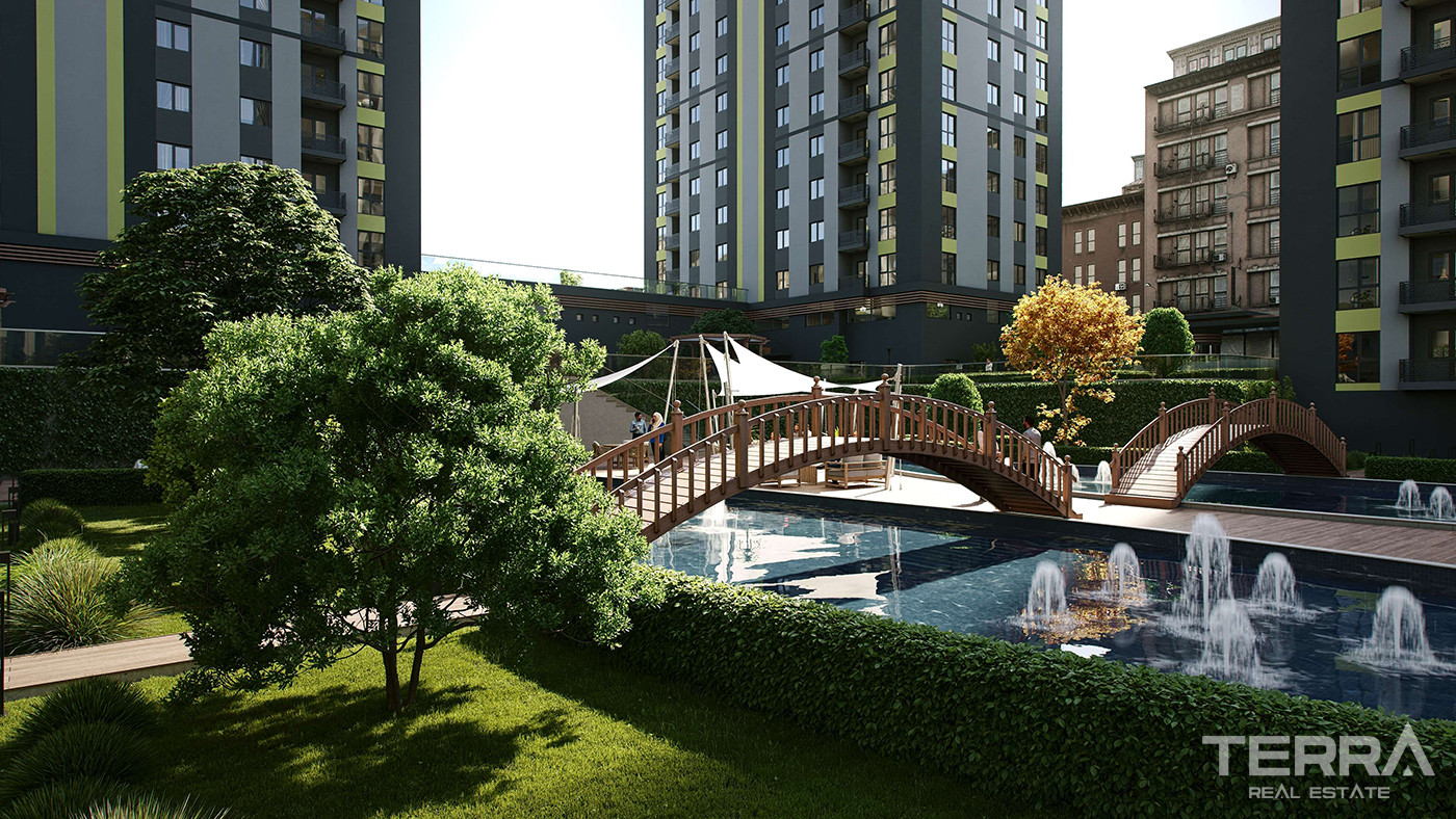 Apartments for Sale in Istanbul, Bağcılar - Selvi Park Evleri - 90527