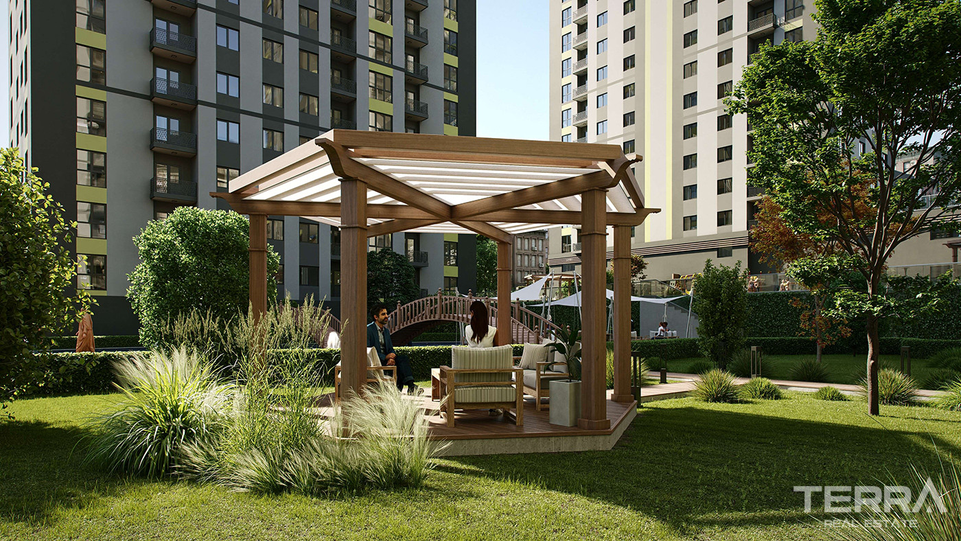 Apartments for Sale in Istanbul, Bağcılar - Selvi Park Evleri - 90531