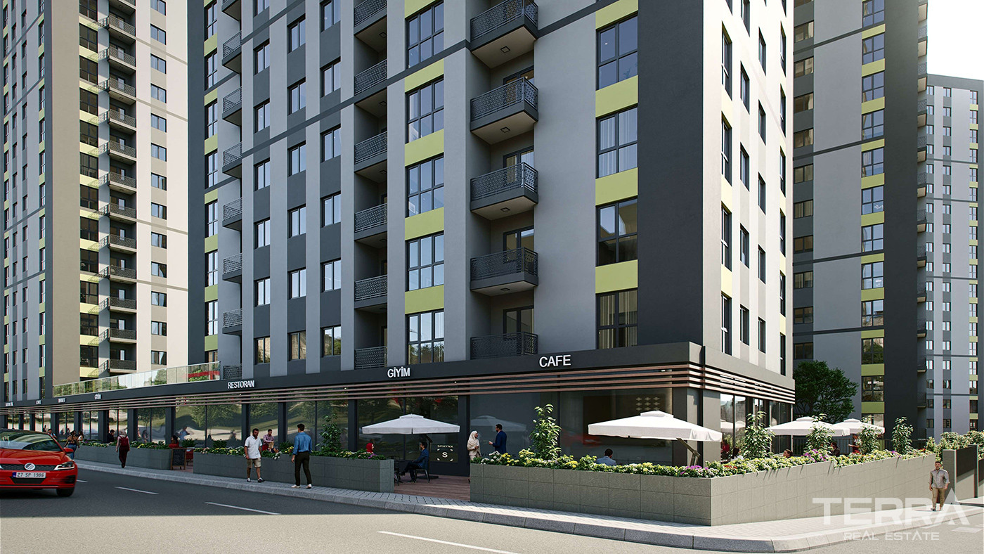 Apartments for Sale in Istanbul, Bağcılar - Selvi Park Evleri - 90538