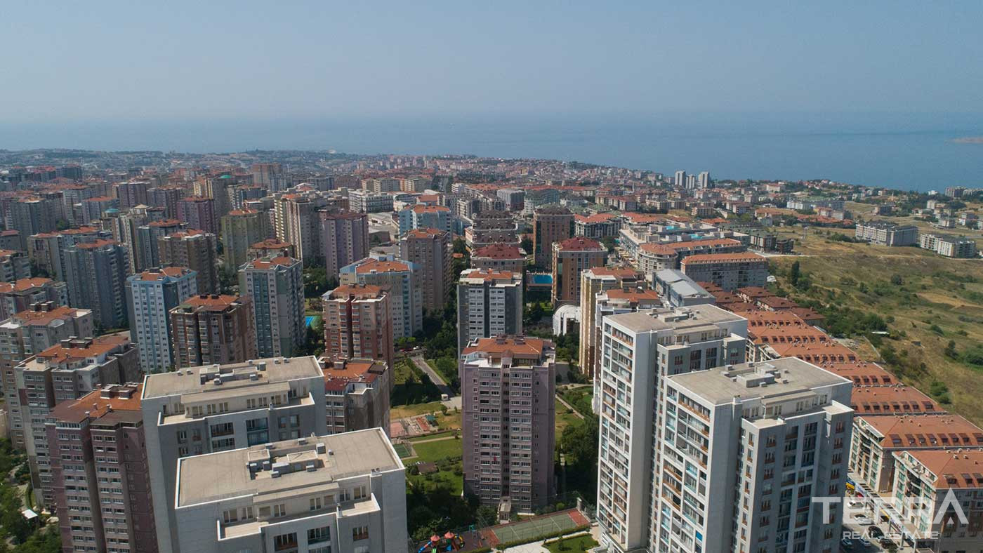 Sea and Lake View Flats in Istanbul Beylikdüzü - Elit Life Residence - 90554