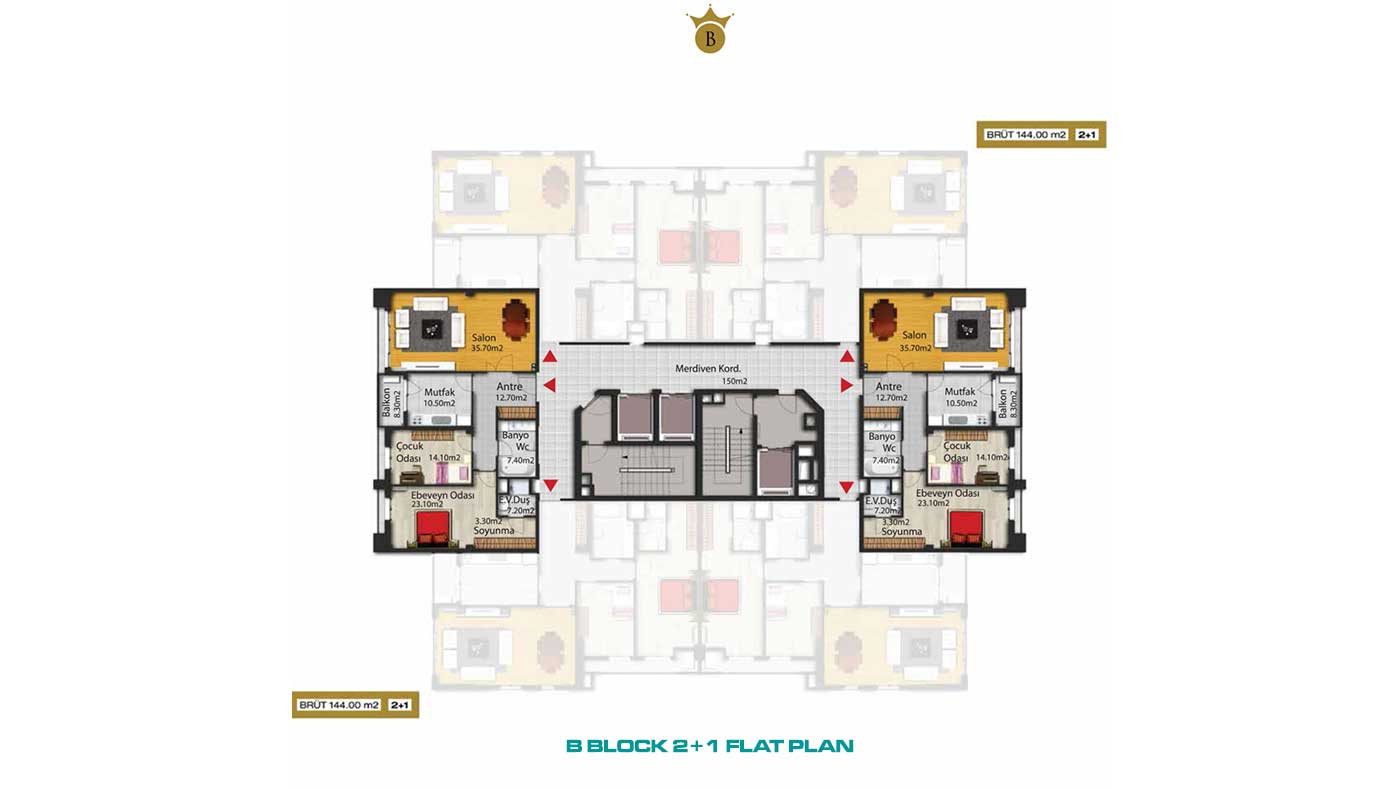 Sea and Lake View Flats in Istanbul Beylikdüzü - Elit Life Residence - 90567