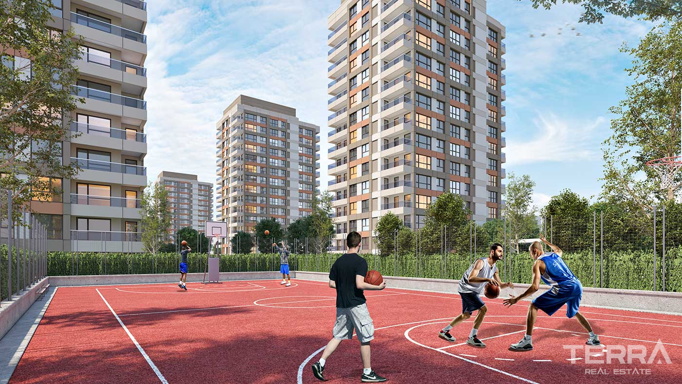Newest Family İstanbul Flats Close to Main Road and Shopping Centers - 90682