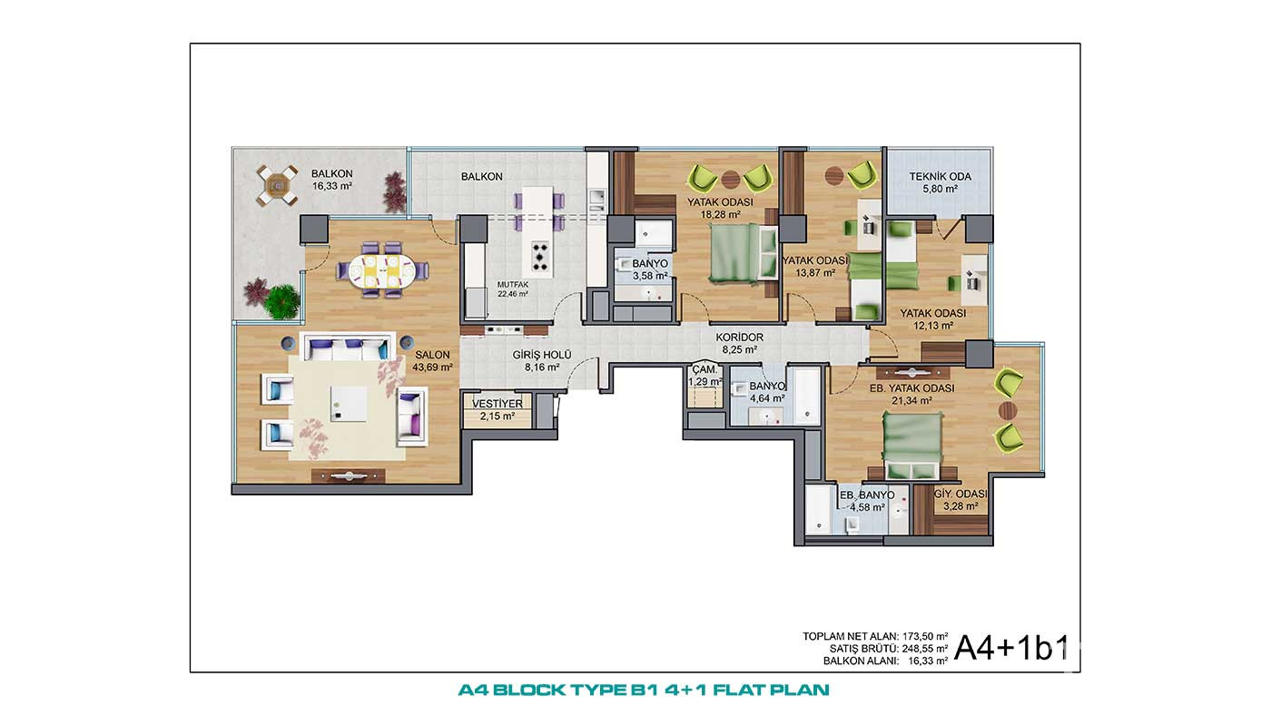 Newest Family İstanbul Flats Close to Main Road and Shopping Centers - 90692