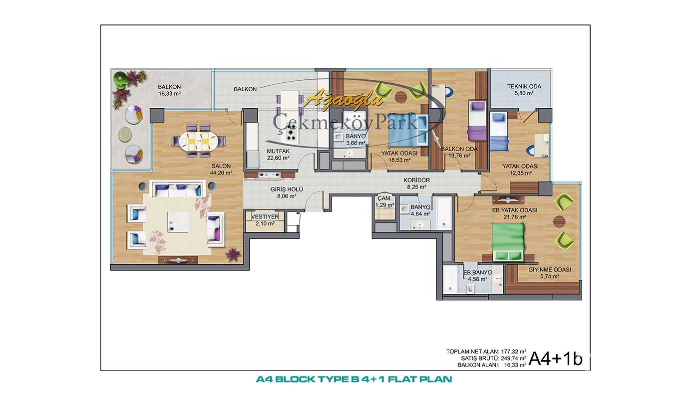 Newest Family İstanbul Flats Close to Main Road and Shopping Centers - 90693