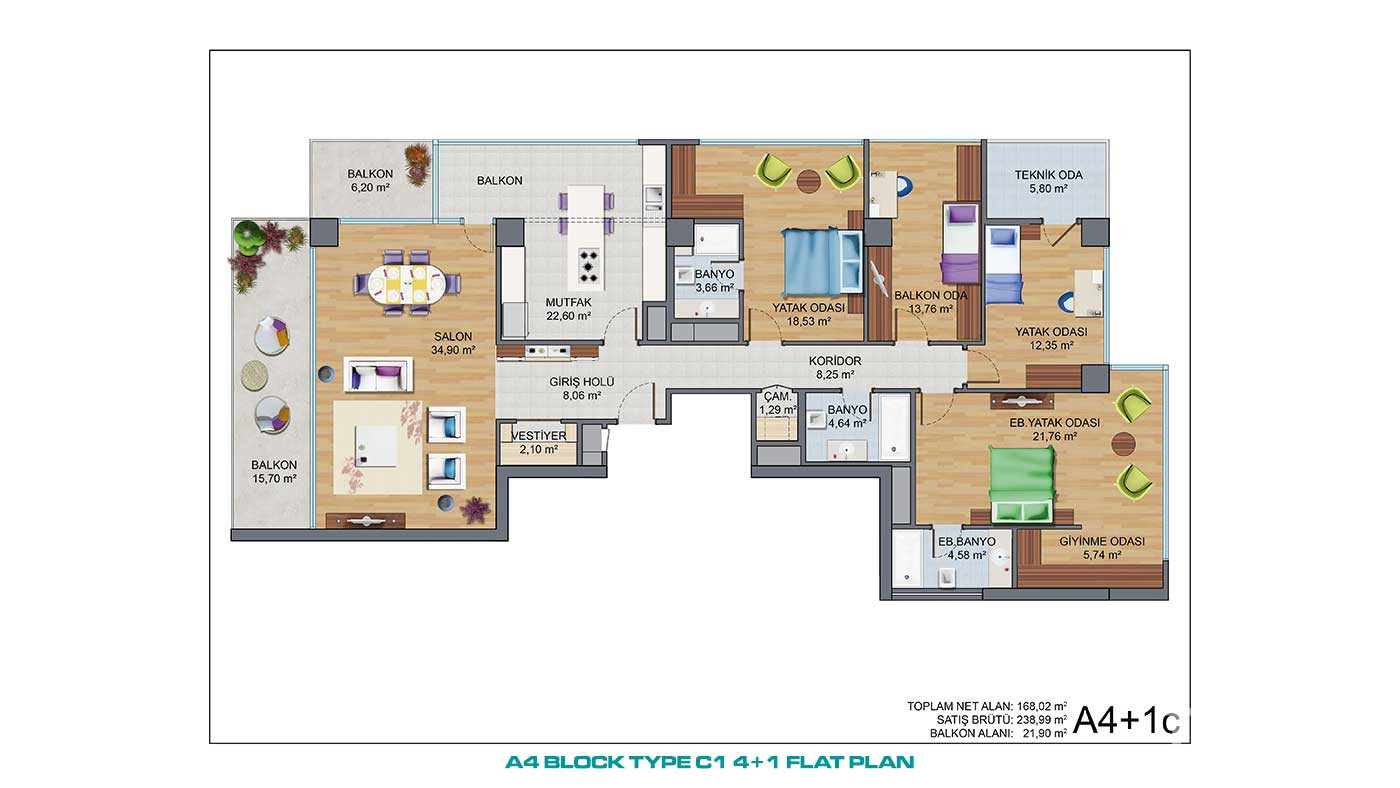 Newest Family İstanbul Flats Close to Main Road and Shopping Centers - 90694