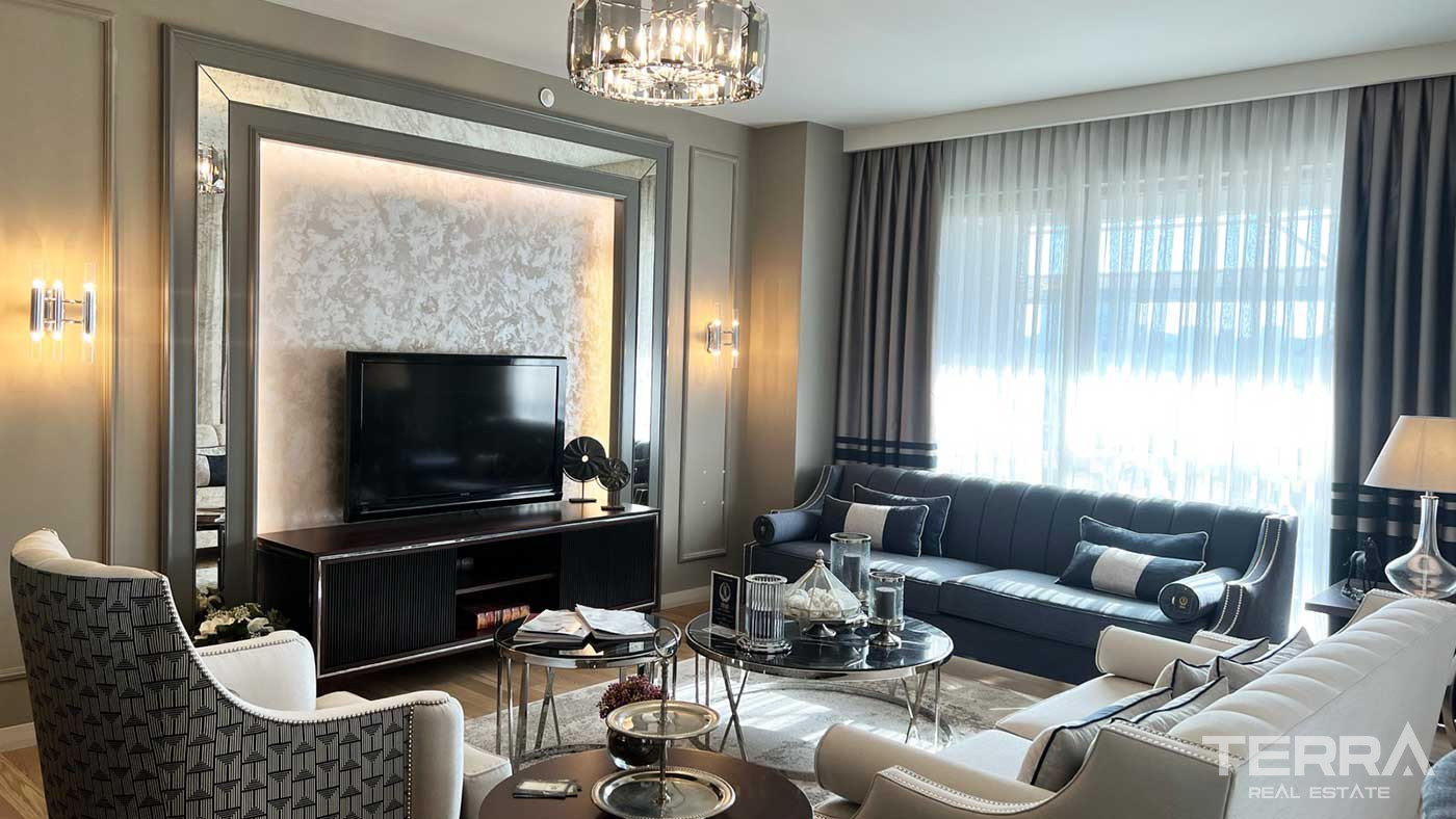 Newest Family İstanbul Flats Close to Main Road and Shopping Centers - 90697