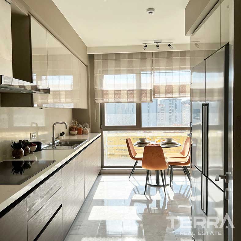 Newest Family İstanbul Flats Close to Main Road and Shopping Centers - 90699