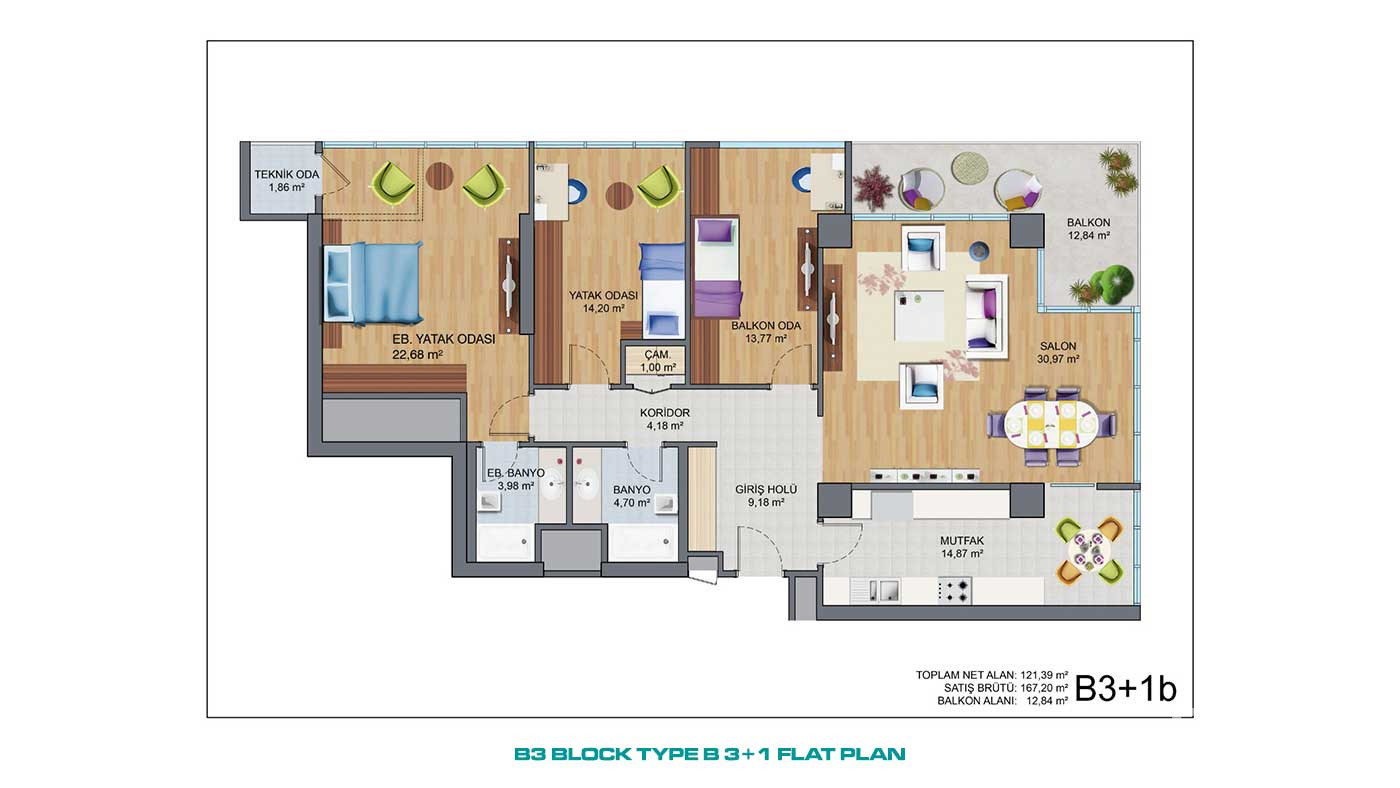 Newest Family İstanbul Flats Close to Main Road and Shopping Centers - 90706