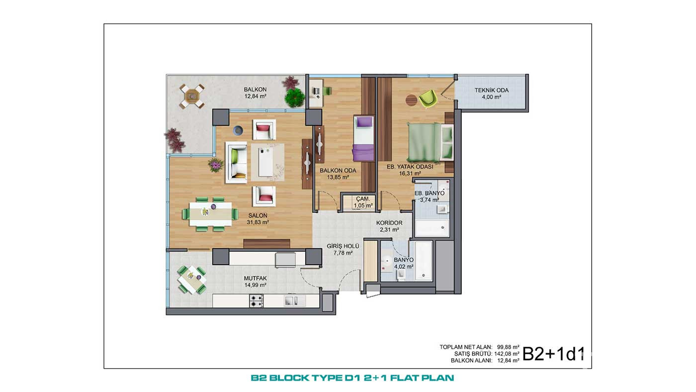 Newest Family İstanbul Flats Close to Main Road and Shopping Centers - 90711