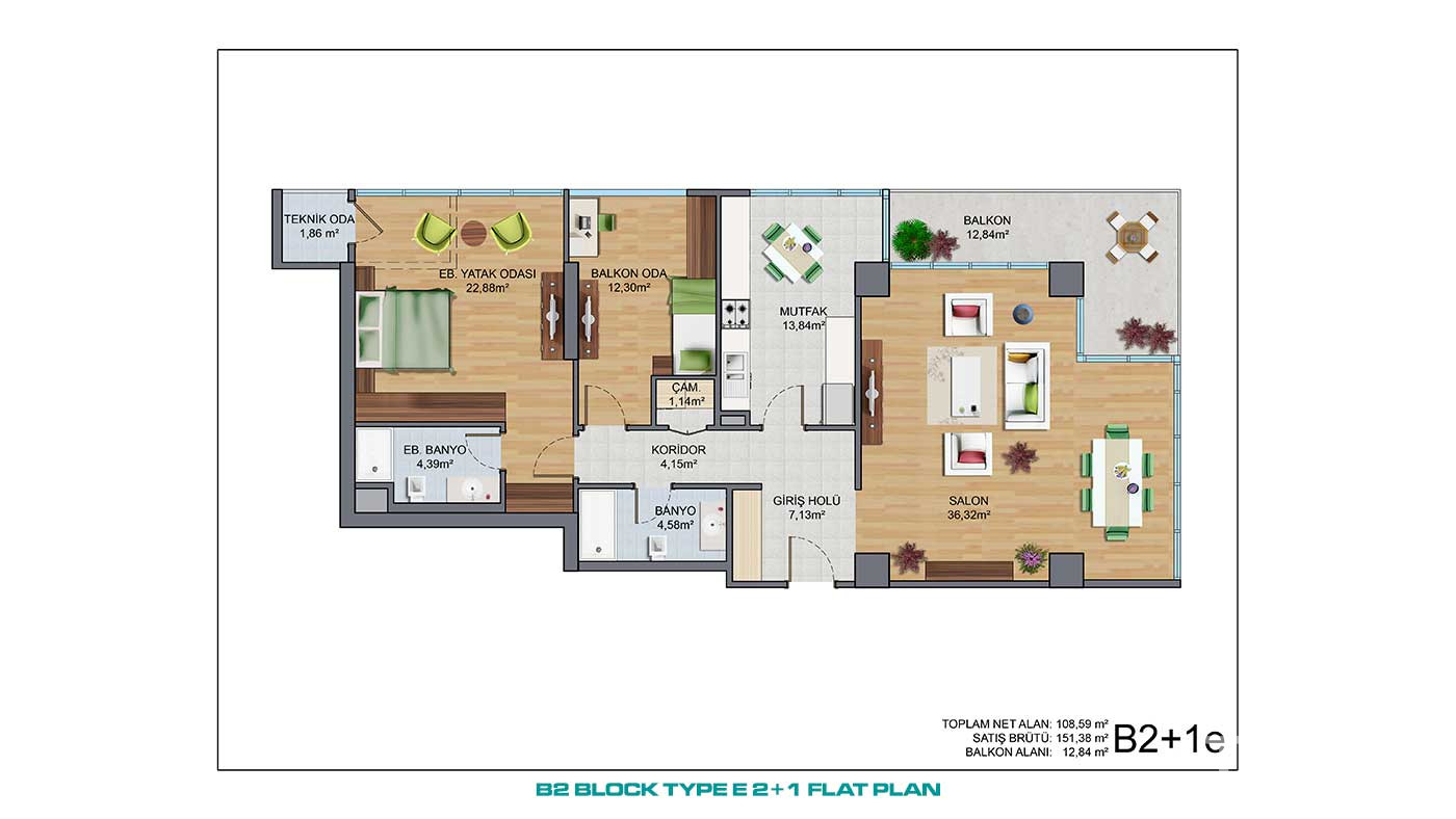 Newest Family İstanbul Flats Close to Main Road and Shopping Centers - 90713