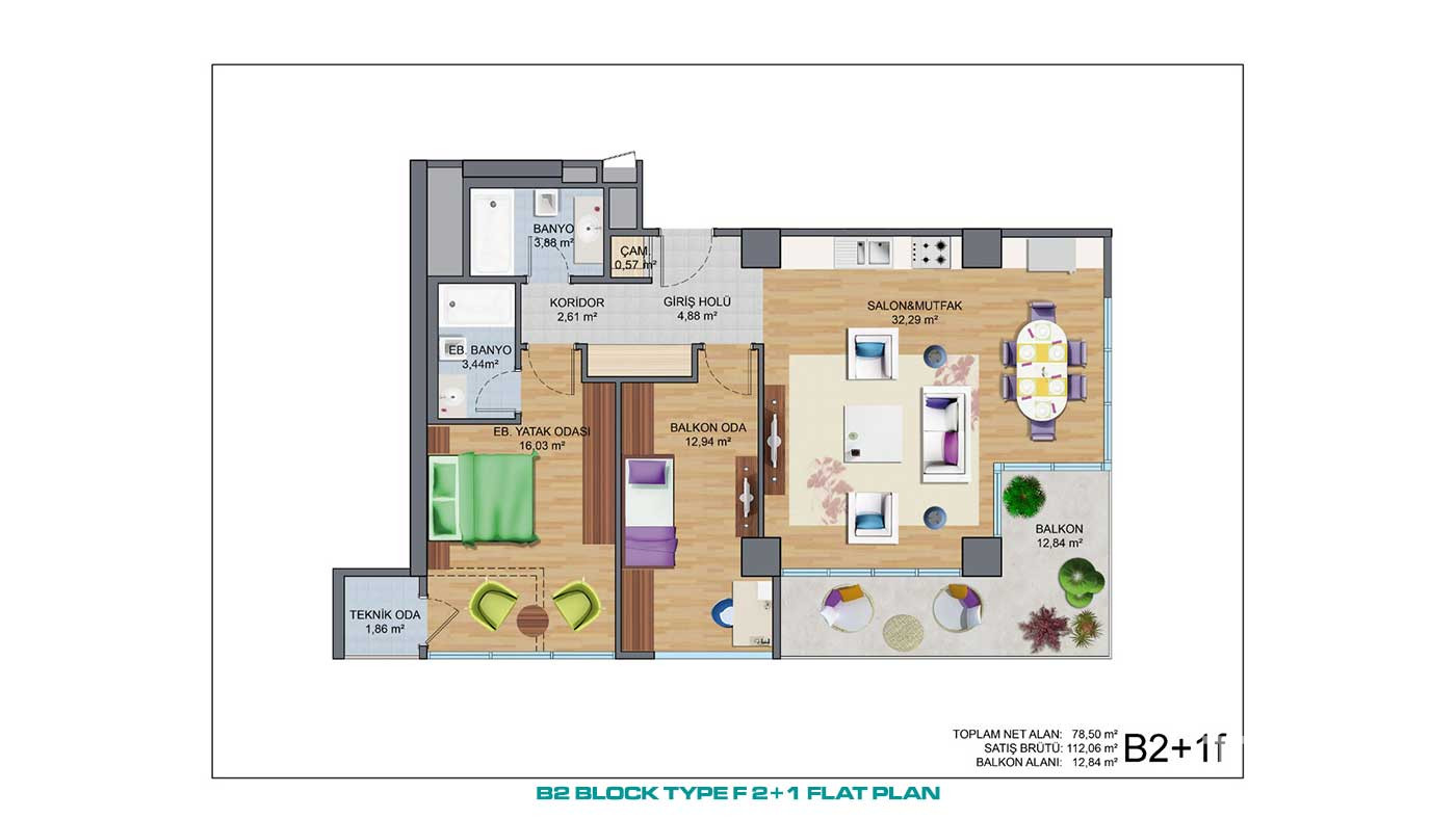 Newest Family İstanbul Flats Close to Main Road and Shopping Centers - 90714